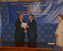 14 September 2006 - Accession to the Convention relating to the Status of Stateless Persons, United Nations Headquarters, New York: Mr. Ralph Fonseca (left) Minister of Home Affairs and Public Utilities of Belize, acceding to the Convention, among other instruments; standing next to him is Mr. Nicolas Michel, Under-Secretary-General for Legal Affairs and United Nations Legal Counsel.