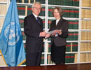 29 January 2007, Ratification of the International Convention for the Suppression of Acts of Nuclear Terrorism, United Nations Headquarters, New York: Mr. Vitaly I. Churkin (Russian Federation), depositing the instruments of ratification of the Convention. 