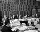 7 May 1973, Twenty-fifth Session of the International Law Commission at which the Commission accorded priority to the question of succession of States in respect of matters other than treaties, Palais des Nations, Geneva: Mr. Jorge Castañeda (Mexico), Chairman of the Commission, addressing the session.