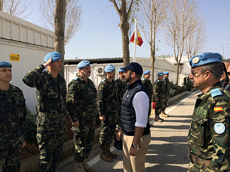 The Legal Counsel visits UNIFIL Sector East