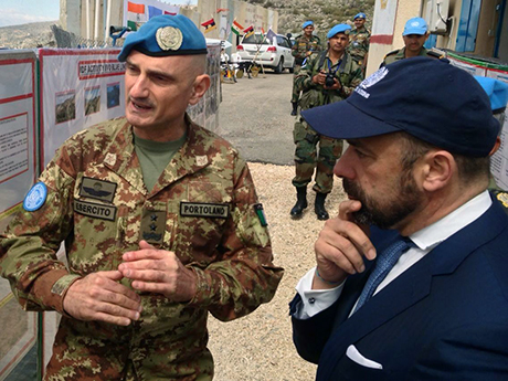 Mr. Serpa Soares and General Portolano, Head of Mission and Force Commander of UNIFIL