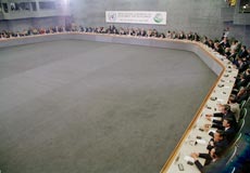 3 June 1992, A general view of world leaders meeting during the United Nations Conference on Environment and Development’s two-day Summit Segment in Rio de Janeiro, Brazil.