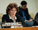 27 January 2006. Conference Room 4, United Nations Headquarters, New York. Meeting of the General Assembly Ad Hoc Committee on a Convention on the Rights of Persons with Disabilities: Mrs. Louise Arbour, High Commissioner for Human Rights, addressing the Ad Hoc Committee.