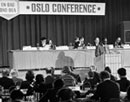 13 April 1973, Conference on Southern Africa, Oslo, Norway: Mr. Djermakoye, United Nations Special Adviser on African Questions and Secretary-General's representative at the Conference, delivering the opening address.