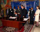 19 September 2006, Signing of the Optional Protocol to the Convention on the Safety of United Nations and Associated Personnel, United Nations Headquarters, New York: Mr. Marc Ravalomanana, President of the Republic of Madagascar, signing the Protocol.