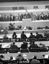 25 April - 26 June 1945 San Francisco Conference, Fifth Plenary Session: Mr. E. R. Stettinius Jr. (right), Chairman of the delegation of the United States, and Nelson Rockefeller, Assistant Secretary of State of the United States 