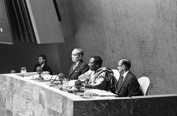 21 September 1965 - Opening of the twentieth session of the General Assembly, United Nations Headquarters, New York.