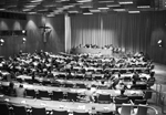 14 October 1988 - Sixth Committee of the General Assembly, United Nations, New York. The Sixth Committee considering the report of the Special Committee on the Charter of the United Nations and on the Strengthening of the Role of the Organization, as well as of the peaceful settlement of disputes between States. A general view of the meeting. (Photo Credit: UN Photo/Saw Lwin)