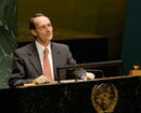 15 November 2004, Fifty-ninth session of the General Assembly, 53rd Plenary Meeting: Judge Erik Møse, President of the International Criminal Tribunal for Rwanda, addressing the General Assembly at the presentation of the Ninth Annual Report of the International Criminal Tribunal for Rwanda.  