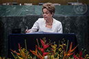 President of Brazil Signs Paris Agreement on Climate Change, United Nations Headquarters, New York.