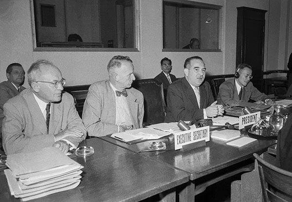 20 August, 1956 - Drafting Conference for International Convention on Slavery, Geneva, Switzerland.