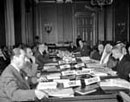 8 April 1945 - First working session of the Committee of Jurists, Inter-Departmental Auditorium, Washington, DC.