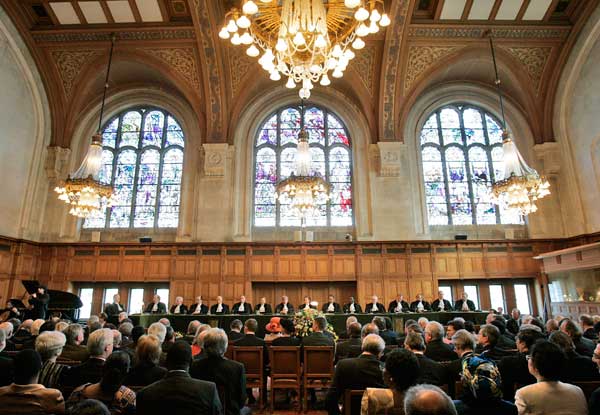 Sixtieth anniversary of the International Court of Justice, Peace Palace, The Hague, the Netherlands 