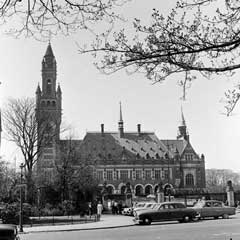 23 September 1957, International Court of Justice, Peace Palace, The Hague, Netherlands 