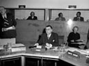 13 April 1949, First session of the International Law Commission, Lake Success, New York: Dr. Ivan Kerno, Assistant Secretary-General for legal affairs, opening the meeting. 