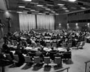 13 December 1973 First Session of the Third United Nations Conference on the Law of the Sea, United Nations Headquarters, New York: the Conference resumes its discussion on draft rules of procedures for its next session to be held in Caracas. 