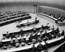 18 March 1975 Third Session of the Third United Nations Conference on the Law of the Sea, opening meeting of the Second Committee, Geneva, Switzerland. 