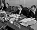 April 1960, Twelfth session of the International Law Commission, Geneva, Switzerland (from left to right): Sir Gerald Fitzmaurice (United Kingdom), Rapporteur; Mr. Kisaburo Yokota (Japan), Vice-chairman; Mr. L. Padilla Nervo (Mexico), Chairman; and Mr. Yuen-li Liang (China), Secretary. 