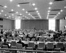 7 November 1974, Twenty-ninth Session of the General Assembly at which the debate continued in the Sixth Committee on the report of the International Law Commission containing draft articles on succession of States in respect of treaties, United Nations Headquarters, New York: general view of the Committee in session.