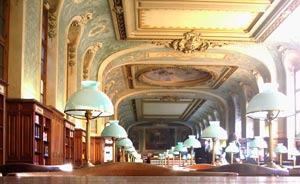 Library at Sorbonne, Paris, France