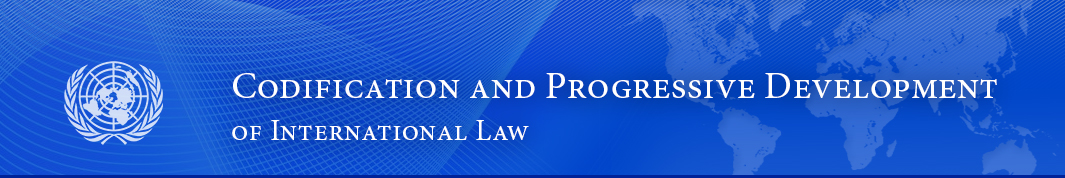 Codification and Progressive Development of International Law