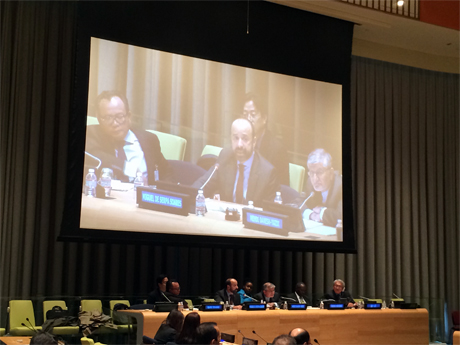 The United Nations Legal Counsel, Mr. Serpa Soares, addresses the AALCO high-level event