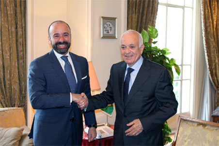 The Legal Counsel meets with H.E. Dr. El-Arabi, Secretary-General of the League of Arab States