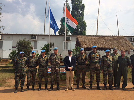 The Legal Counsel with Indian Peacekeepers in Nyanzale].