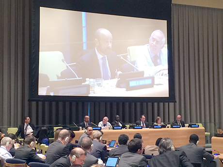 Mr. Serpa Soares addresses the 26th Annual Meeting of the Legal Advisers of the UN Member States