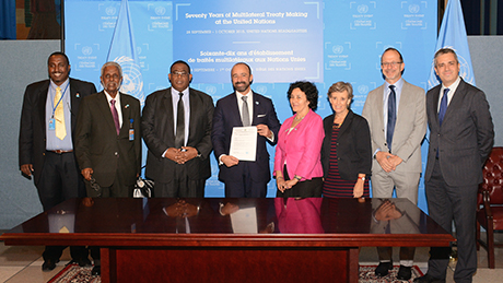 1 October 2015 - Somalia's ratification of the Convention on the Rights of the Child