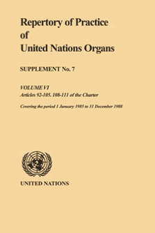 Repertory of Practice of United Nations Organs